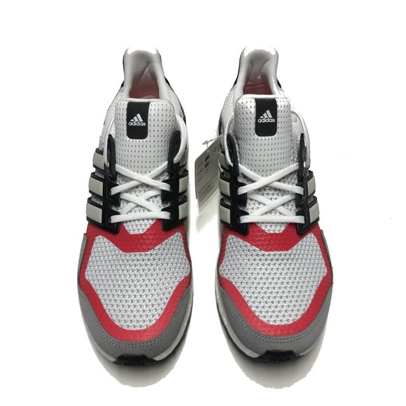 adidas Ultraboost S&L White / Scarlet Mens Shoes - Picture 4 of 6